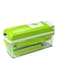 Generic Fruit And Vegetable Slicer Green/White/Clear