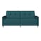 In House Leen 2 In 1 Sofabed Velvet Upholstered - Dark Turquoise