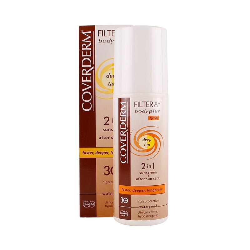 Buy Coverderm 2 In 1 Sunscreen Waterproof Milk, 100ml Online ...