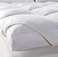 Blueberry Mattress Topper King Size,Soft Cotton Fabric White 180x200+600Gsm