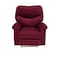 In House Velvet Classic Recliner Chair - Burgundy - NZ110