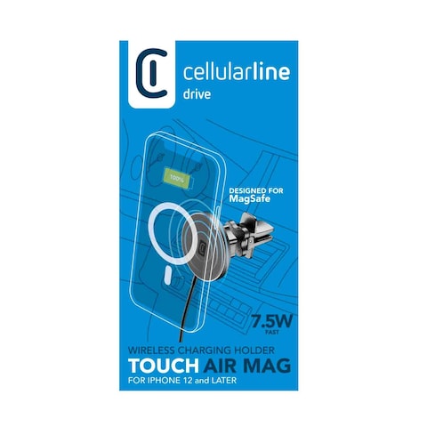 سيلولارلاين حامل السيارة اللاسلكي   Touch Air Mag لهاتف أيفون 12 والإصدارات الأحدث