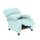 In House Velvet Classic Recliner Chair - Light Turquoise - NZ71