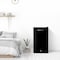 Geepas Single Door Mini Defrost Refrigerator-GRF1212BXE Mini Fridge in Retro Design Low Noise and Low Voltage Quick Cooling Easy Cleaning Black 1 Year Warranty