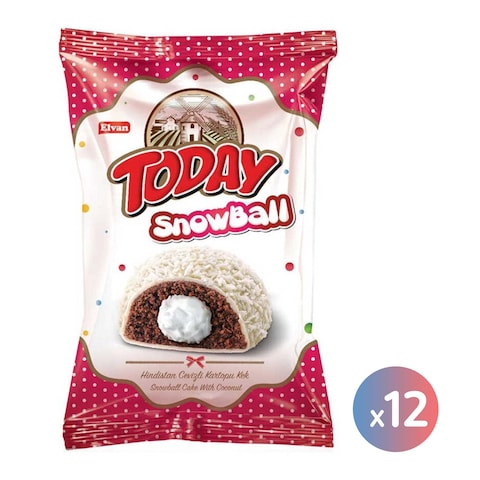 Today Snowball Cake With Coconut - 1 Piece - 12 Counts