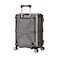 Eminent Hard Case Travel Bag Cabin Luggage Trolley Polycarbonate Lightweight Suitcase 4 Quiet Double Spinner Wheels With Tsa Lock KJ97 Gold Grey