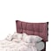 In House Milano Velvet Bed Frame - Single - 200x120 cm - Dark Pink