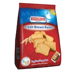 Buy Americana Fresh Brown Rusk 375g in Saudi Arabia