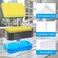 Generic - 2-in-1 Sponge Rack Soap Dispenser Soap Dispenser And Sponge Caddy 13 Ounces