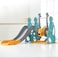 XIANGYU 3 in 1 Outdoor Play Structure Jumbo Slide with Swing And Basket Ball Game for Kids