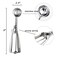 GulfDealz Ice Cream Scoops Cookie Scoops with Trigger Meat Ballers Potato Mashers, Stainless Steel &ndash; Silver
