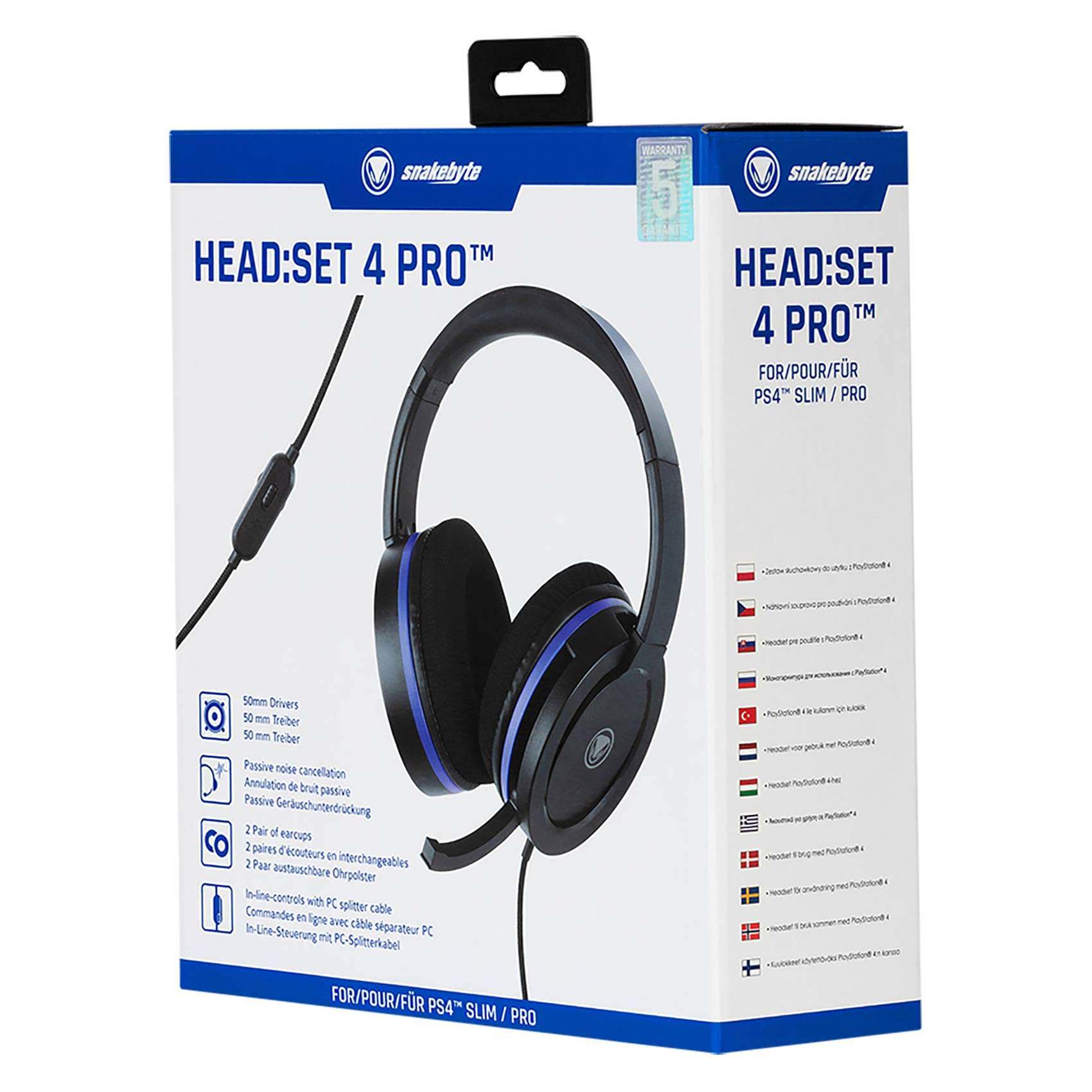سنيك بايت Snakebyte Headset 4 Pro PS4