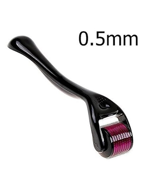 Generic Microneedle Derma Roller Black 0.5Millimeter