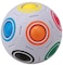 Generic Rainbow Ball Magic Cube Fidget Toy Puzzle Magic Rainbow Ball Puzzle Fun Fidget Matching Colors Game