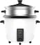 Sharp 700W 1.8L(10 Cups) 2-In-1 Non-Stick Rice Cooker &amp; Food Steamer With Keep Warm Function, White - Ks-H188G-W3