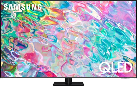 Samsung Q70B, 55 Inch, QLED 4K, Smart TV, QA55Q70BAUXZN, Titan Gray (2022, Quantum HDR, Object Tracking Sound Lite, Smart Hub, With 2 Speakers, Dual LED, Smart Calibration)