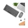 Porodo Super Slim And Portable Bluetooth Keyboard With Mouse ( English / Arabic ) - Gray