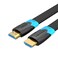 Generic-Vention HDMI2.0 Flat Cable 3D 2160P Data Wire HDMI For HDTV LCD Projector HDMI 4K Cable 2M