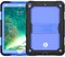 Remson Apple iPad Pro 10.5 / iPad Air 3 10.5 Rugged Shockproof Drop Protection With Kickstand/Shoulder Strap Cover (Clear Blue)
