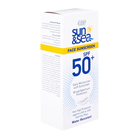 Eva Sun &amp; Sea Face Sunscreen, SPF 50+ - 40 ml