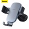 Baseus Car Phone Mount Compatible Applicable Mercede Benz Mobile Phone Holder A B C E S Class Ford Mustang Mini Countryman Cooper S Automatic Locking Specially Design For Round Air Vent Grey