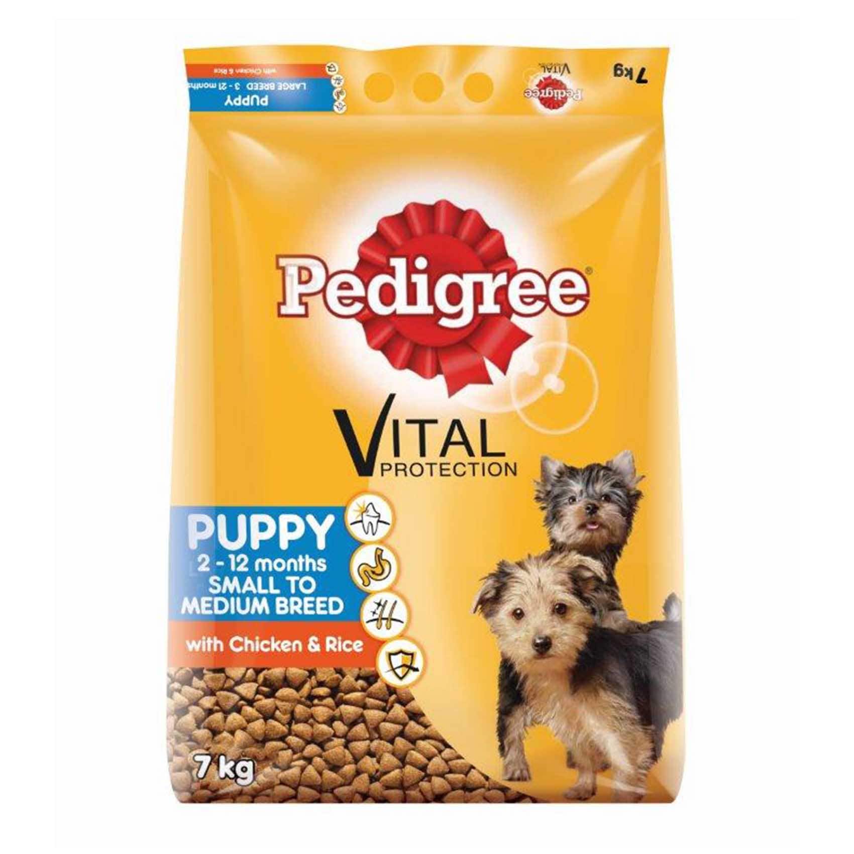 Buy Pedigree Vital Protection Chicken And Rice Puppy Food 7Kg