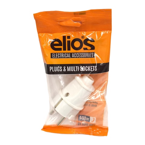 Elios Schuko Plug with Side Earthing - 16AMP