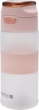 Royalford 650 ml Water Bottle- Rf11115 Plastic Bottle With Push Button Cap Stylish Design Water Bottle For School, Office Eco-Friendly One-Piece Pink