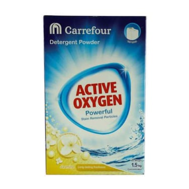 مسحوق غسيل كارفور برائحة الياسمين 1.5 كغ