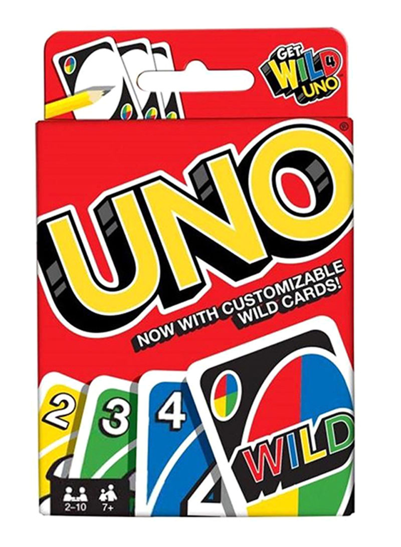 Generic Get Wild Uno Card Game