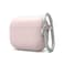 Elago Airpods Case, Liquid Silicone Hang Cover, Front Led Visible,Shock-Absorbing Protective Case - Pink