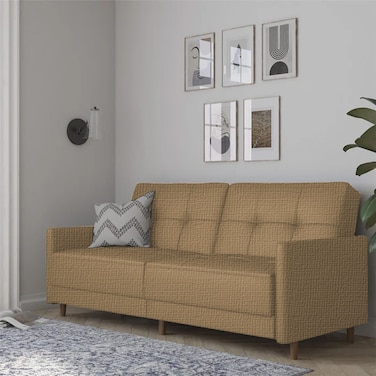 In House Leen 2 In 1 Sofabed Linen Upholstered - Beige
