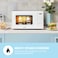 Comfee' Microwave Oven 20L 700W Digital Touch Control, Precise Timer, LED Screen, 11 Power Levels, 6 Auto Menu Memory Function, Safe Child Lock, Push Button Door Open, CM-M202CC(WH), White