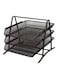 Generic 3 Layer Metal Paper Tray Black