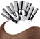 Generic 10Pcs Black Pro Salon Hair Styling Hairdressing Plastic Brush Combs Set