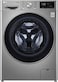 LG 10.5 KG Front Load Washing Machine 1400 RPM Steam+&trade;, With AI DD Technology Color Silver Model - F4V5RYP2T