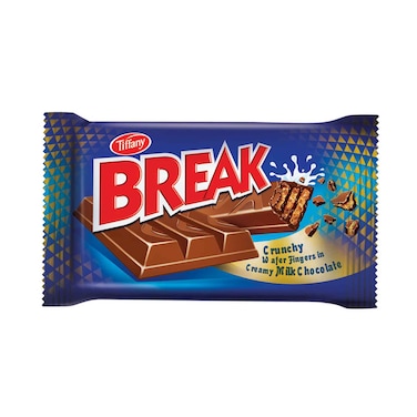 Tiffany break Crunchy Wafer Fingers In Cream Milk Chocolate 25g