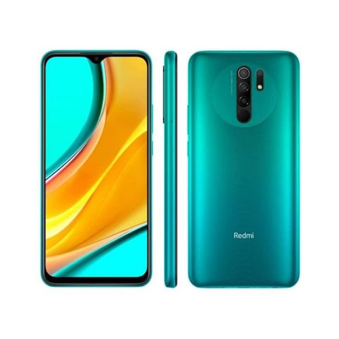 Xiaomi Redmi 9 - 6.53-inch 64GB/4GB Dual SIM 4G Mobile Phone - Ocean Green