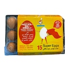 Buy Golden Super Eggs Medium Brown 15 PCS in UAE