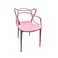 Jilphar Classical Fiber Plastic Molded Dining Chair JP1325B Pink