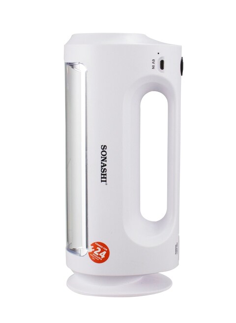 Sonashi Rechargeable LED Lantern With Torch SEL-706N White