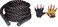 Max Strength Battle Rope Training Rope Pro 15mtrs. 38mm With Cotton Mesh Backs Weight Lifting Gloves Genuine Leather L/XL