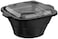 COSMOPLAST SQUARE MICROWAVE BOWLS WITH CLEAR LIDS 48OZ (PACK OF 5) 50PCS