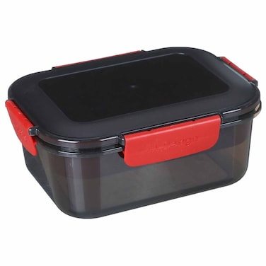 علبة حافظة طعام ام ديزين مع مشابك حمراء - 1.6 لتر