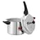 Delcasa 5 Litre Aluminium Pressure Cooker, Sleek And Simple, Dc2103 - Induction Compatible, Lightweight &amp;Durable Cooker With Lid, Improved Pressure Regulator, Comfortable Handle