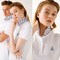 Biggdesign Anemoss Aquarium Women's Polo Collar T-shirt, Short Sleeve Golf Tennis Tshirt, 100% Cotton, M Size, White