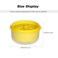 Generic Egg-Yolk Separator With Strainer Yellow/White 13 X 7 X 13cm
