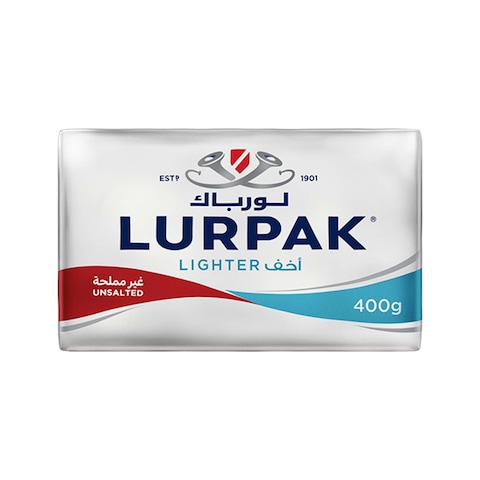 Lurpak Unsalted Light Butter - 400 gram