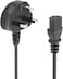 4 METER Cable Kettle Lead, UK 3 Pin IEC C13 Computer Power Lead for LED LCD Smart TV Monitor TV Printer PC Kettle and Other Appliances