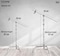 COOPIC King Series 100% Stainless Steel Heavy Duty C Stand with Boom Arm, Max 157cm Photography Light Stand with 56cm Holding Arm, 2 Grip Head for Studio Mono light, Soft box, Reflector(K20)